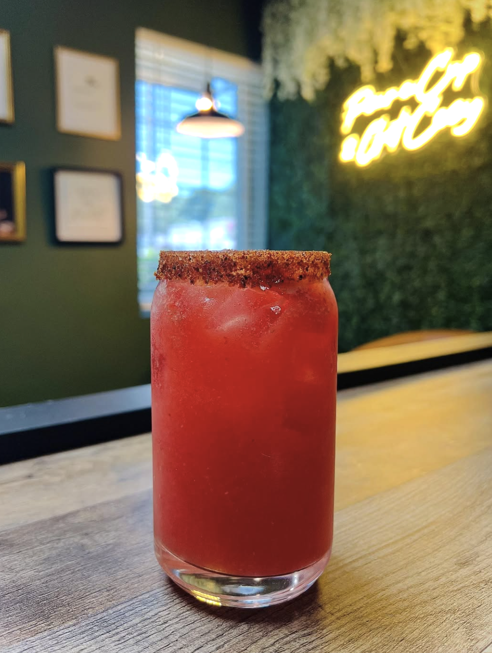 Fresh strawberry juice